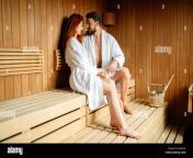 couple enjoying finnish sauna kjhe5n.jpg from in sauna naturist freedro page cougar