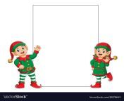 two elfs using santa clause clown costume vector 35278843.jpg from two elfs