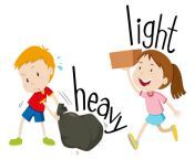 heavy and light objects the concept of light and heavy for preschoolers and kids.jpg from heavy