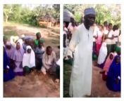 combo picture of the students of fgc birni yauri with their abductors.jpg from hausa student