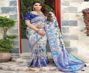 blue designer traditional saree 137752.jpg from view full screen blue saree daughter blackmailed forced to strip groped molested and fucked by old grand father desi chudai