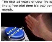 the first 18 years of your life is like a free trial 403262.jpg from sec free in class
