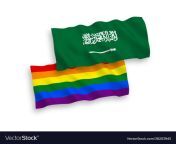 flags saudi arabia and rainbow gay pride vector 38203945.jpg from saudi arab gay