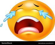 a sad crying emoticon smiley face character vector 6147571.jpg from cry se