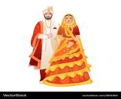beautiful indian wedding couple standing on white vector 36631561.jpg from হিন্দু মহিলাদের দুধ