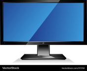 computer wide flat screen monitor vector 1171791.jpg from screen