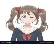 anime schoolgirl cartoon character vector 21171722.jpg from cartoon anime school