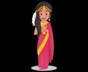 indian tamil woman standing in welcoming pose 2791051 2330182.png from tamil transparent
