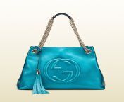 gucci blue soho metallic leather shoulder bag product 1 19766271 6 323401527 normal jpeg from gucciblue