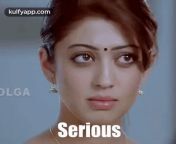 serious reactions.gif from gif pranitha