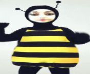 bee costume dancing.gif from shikita bee dancing and showing boobs on strip chat
