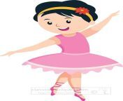cute ballerina in pink dance clipart 23771.jpg from cute dance