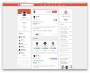 workwise bootstrap social network template.jpg from css bootstrap social css