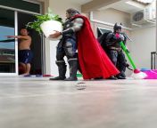 forced perspective photography with toy superheroes 4.jpg from forced super hero