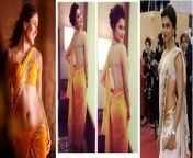 celebrities in low waist saree wth backless blouse.jpg from backless blouse sex