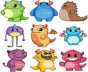 0 cute monsters cartoon clipart.jpg from young monster